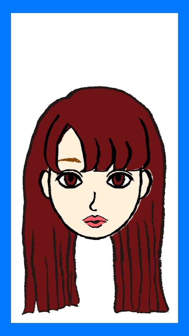 自画像を描いてみるトピ