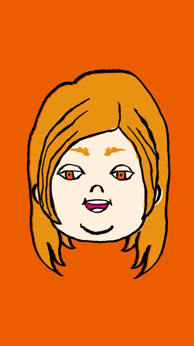 自画像を描いてみるトピ