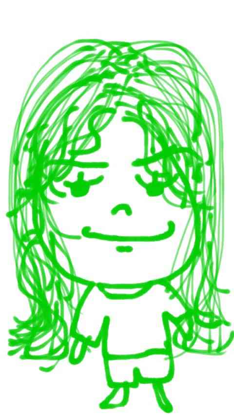 自画像を描いてみるトピ