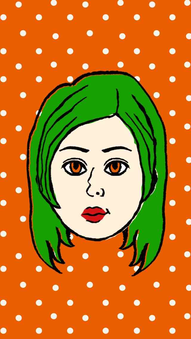 自画像を描いてみるトピ