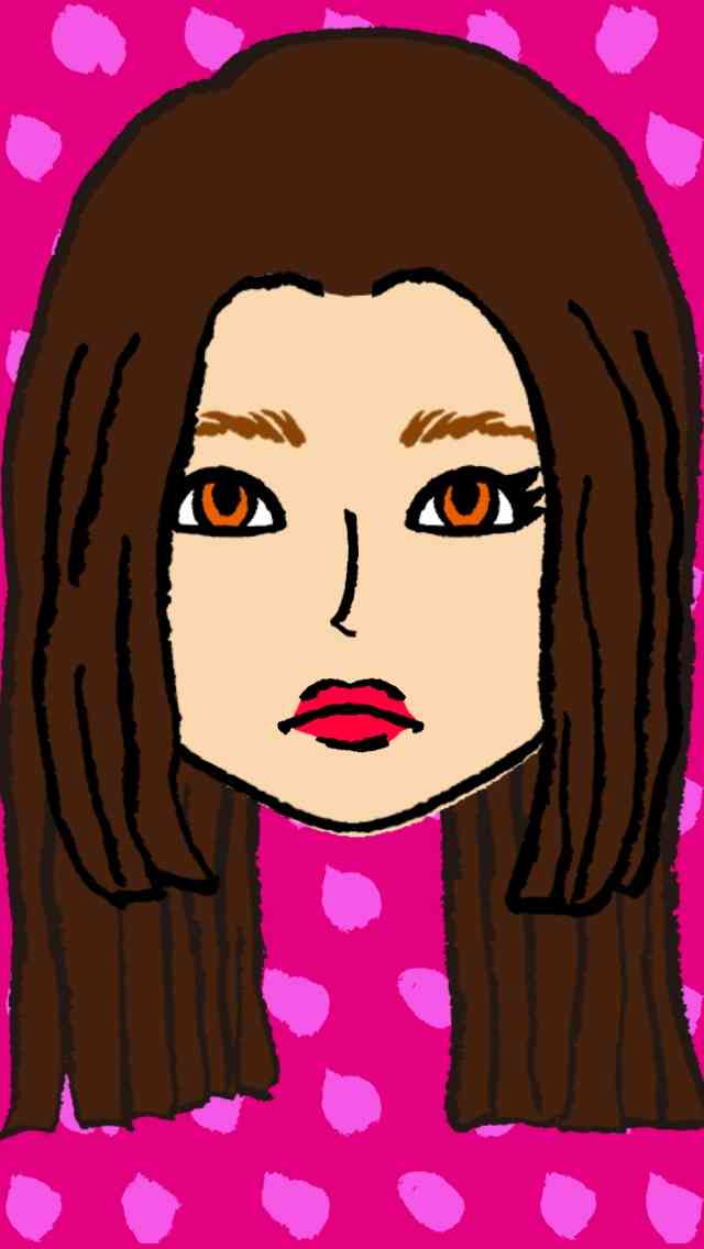 自画像を描いてみるトピ