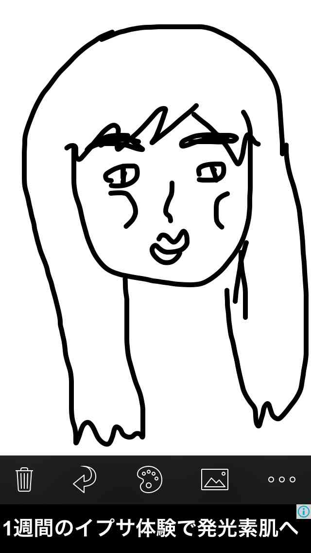 自画像を描いてみるトピ