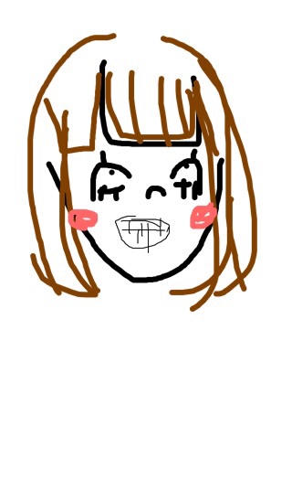 自画像を描いてみるトピ