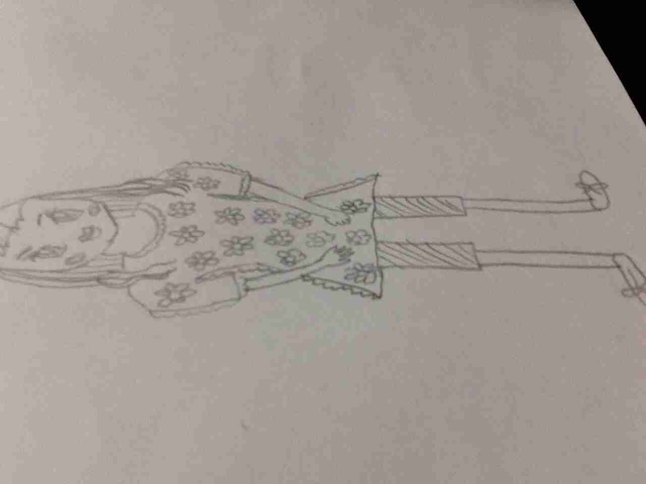 自画像を描いてみるトピ