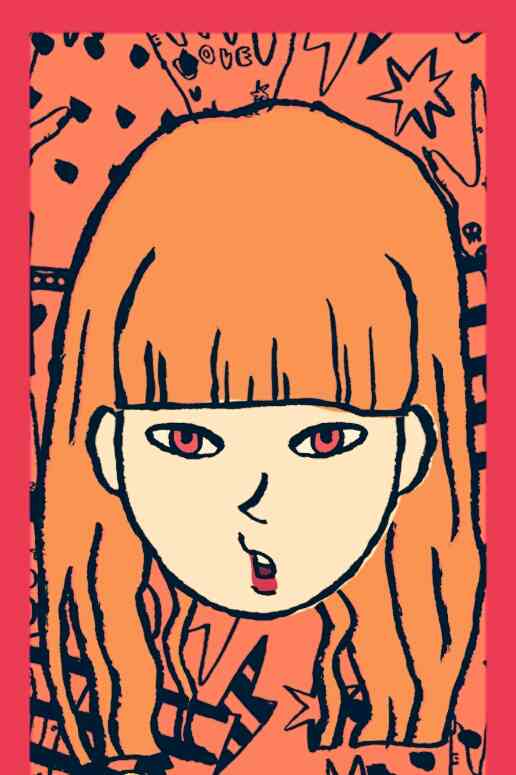 自画像を描いてみるトピ