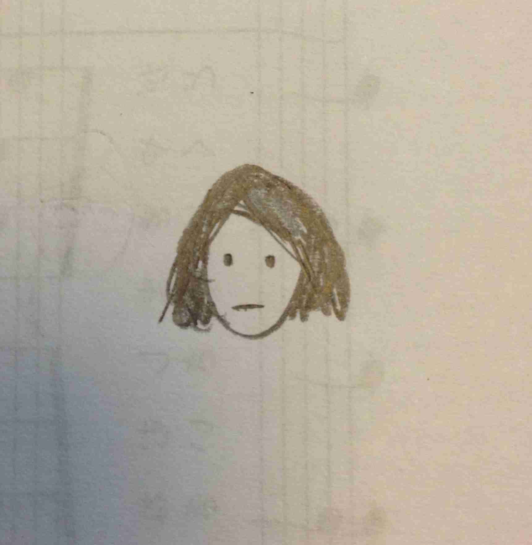 自画像を描いてみるトピ
