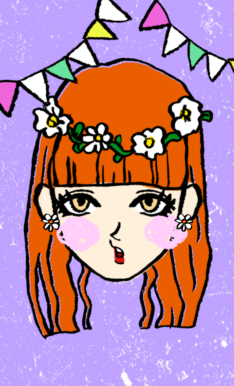 自画像を描いてみるトピ