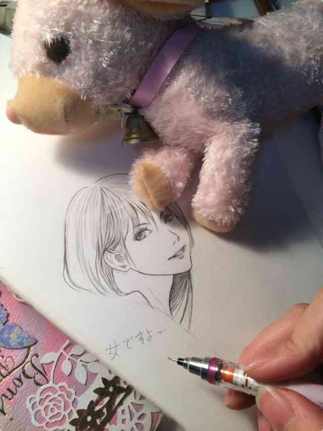 自画像を描いてみるトピ