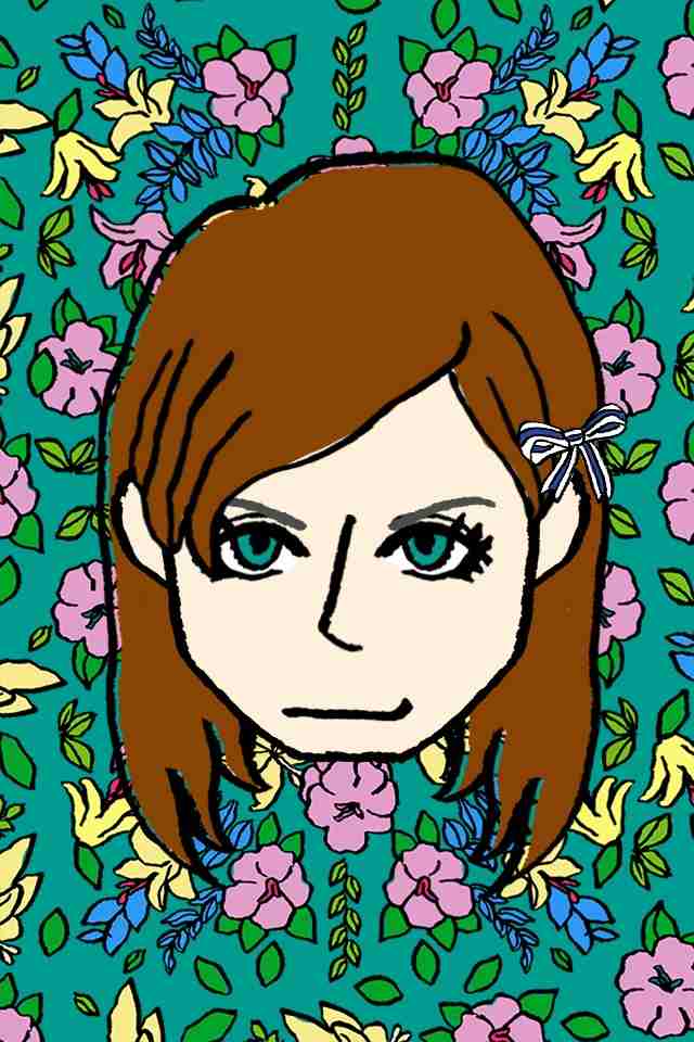 自画像を描いてみるトピ