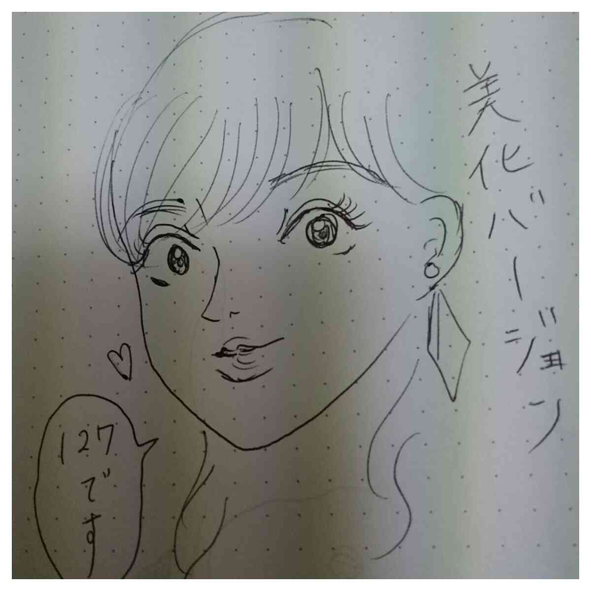 自画像を描いてみるトピ