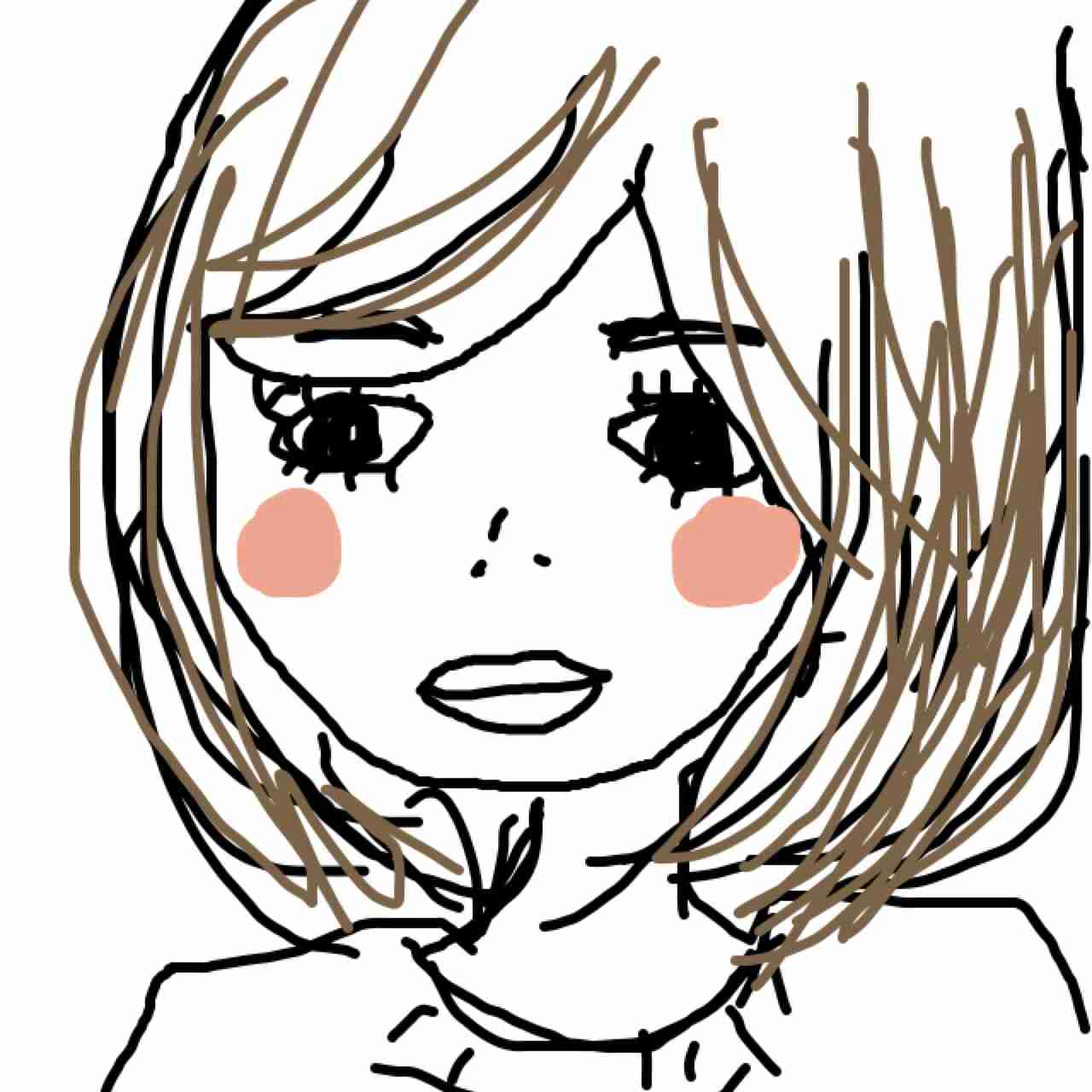 自画像を描いてみるトピ