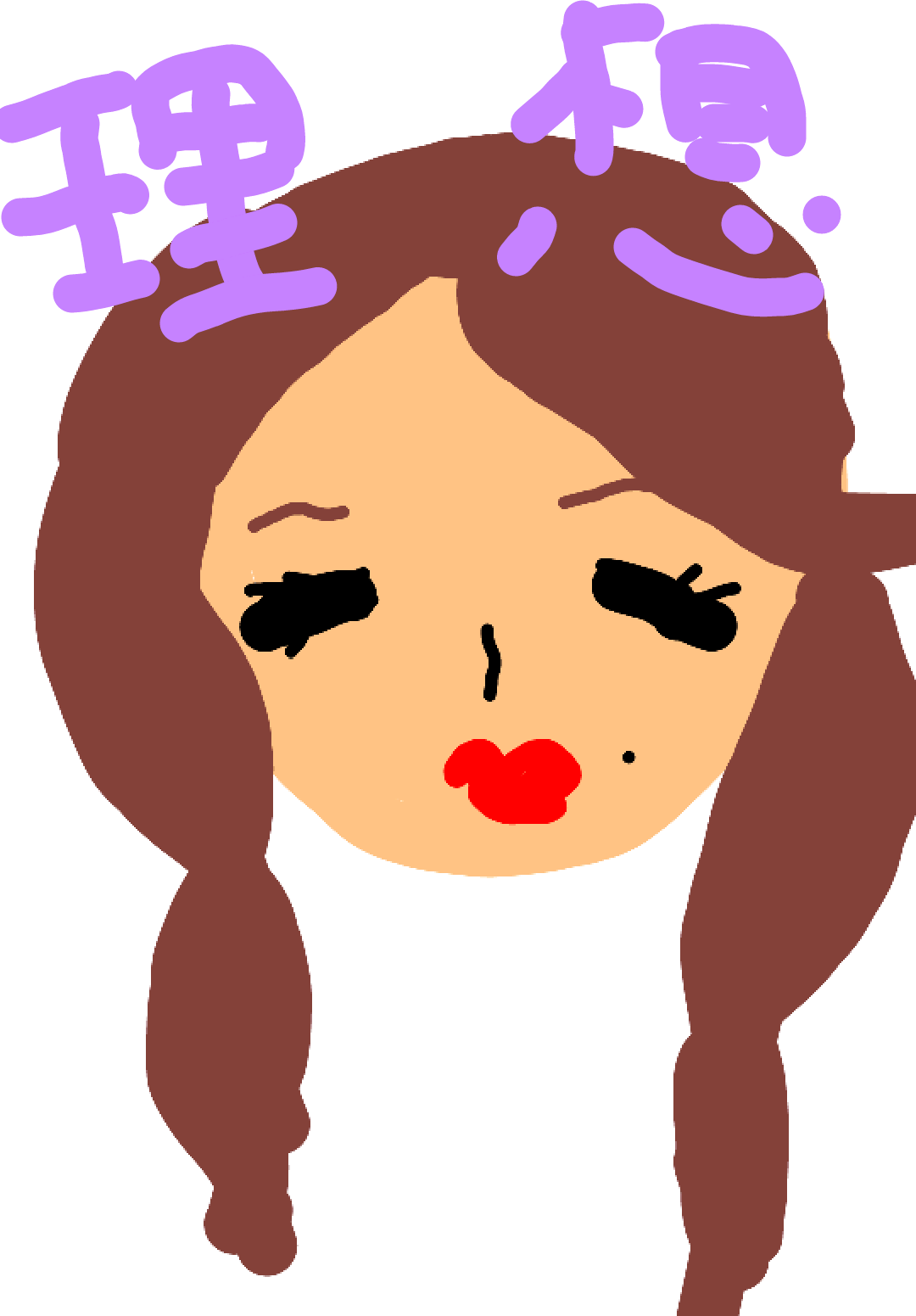 自画像を描いてみるトピ