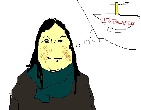 自画像を描いてみるトピ