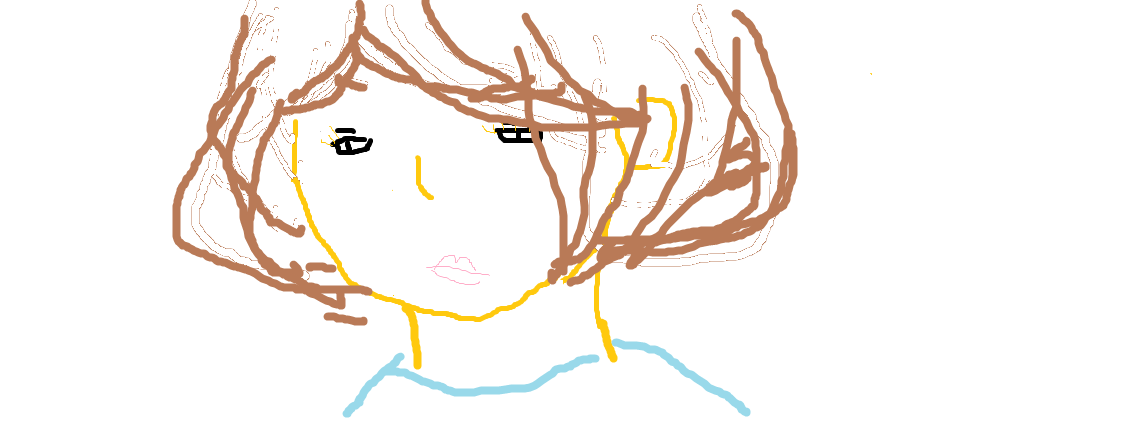 自画像を描いてみるトピ