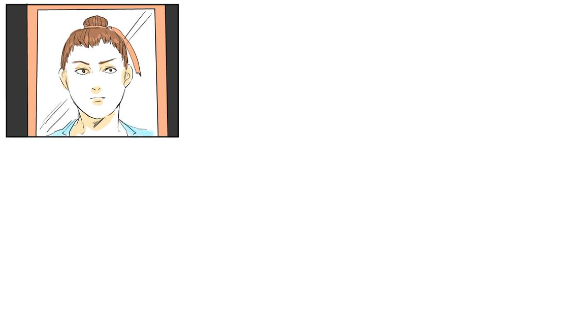 自画像を描いてみるトピ