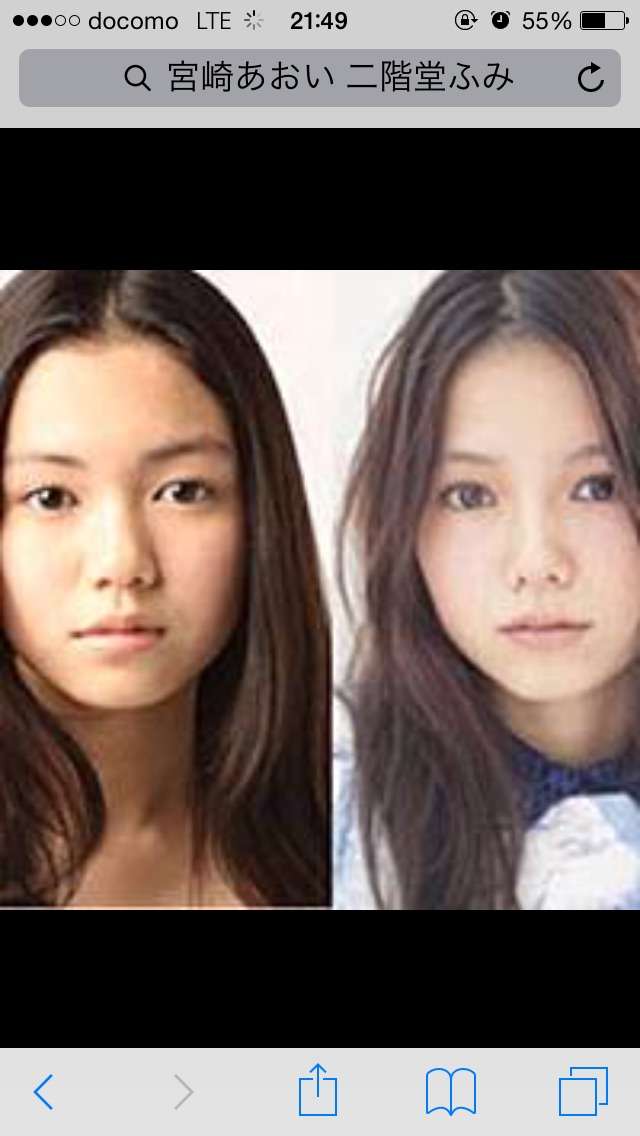 意外に似ている有名人の2人