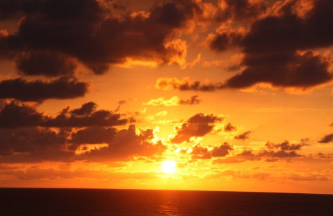 夕日を見るのが好き！
