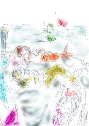 お絵描きトピ