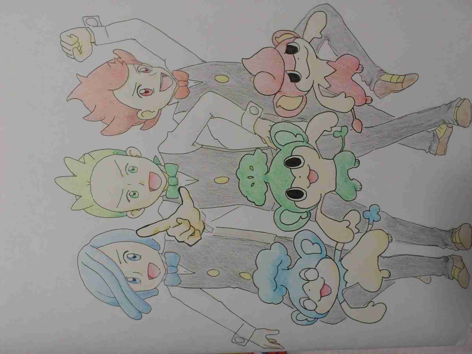 お絵描きトピ
