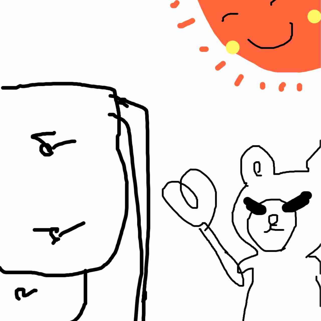 お絵描きトピ