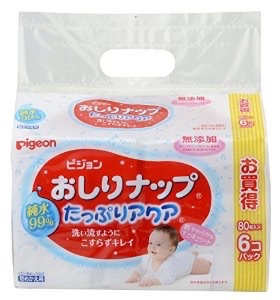赤ちゃんのお尻拭き