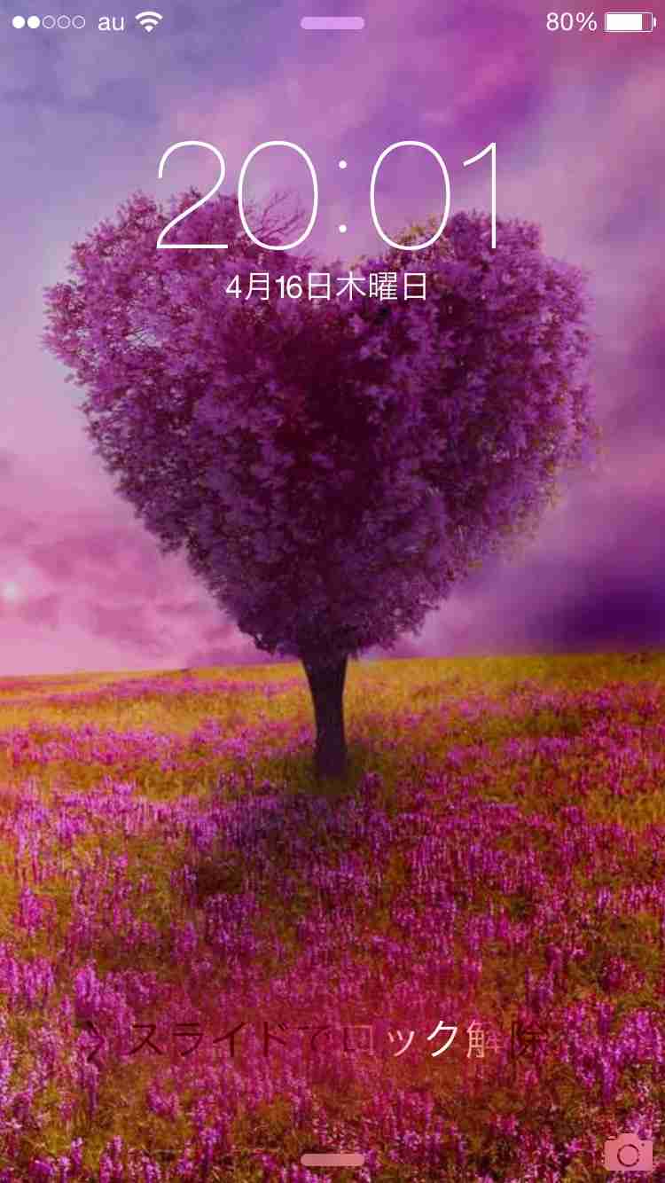 ロック画面を貼るトピ