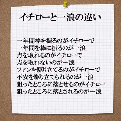 このセリフに打たれた!!と言う、名言&迷言!!