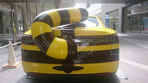 【ちゃれんじしすぎ】話題の電気自動車を使用した『しまじろうカー』がヤバい完成度な件