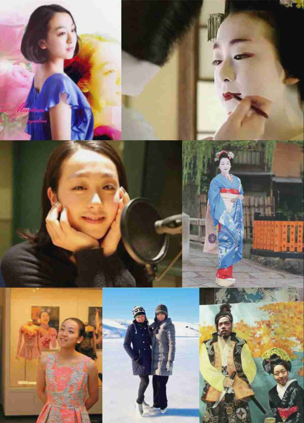 浅田真央が舞妓さんに“変身”、同じ着物・和化粧・髪結いで京舞挑戦。