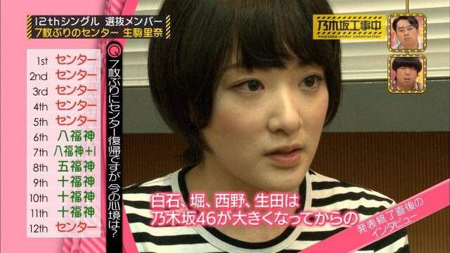 乃木坂・生駒里奈、約2年半ぶりセンター復帰に「頭が真っ白」