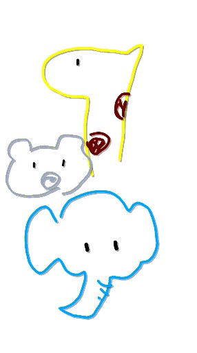 お絵描きトピ
