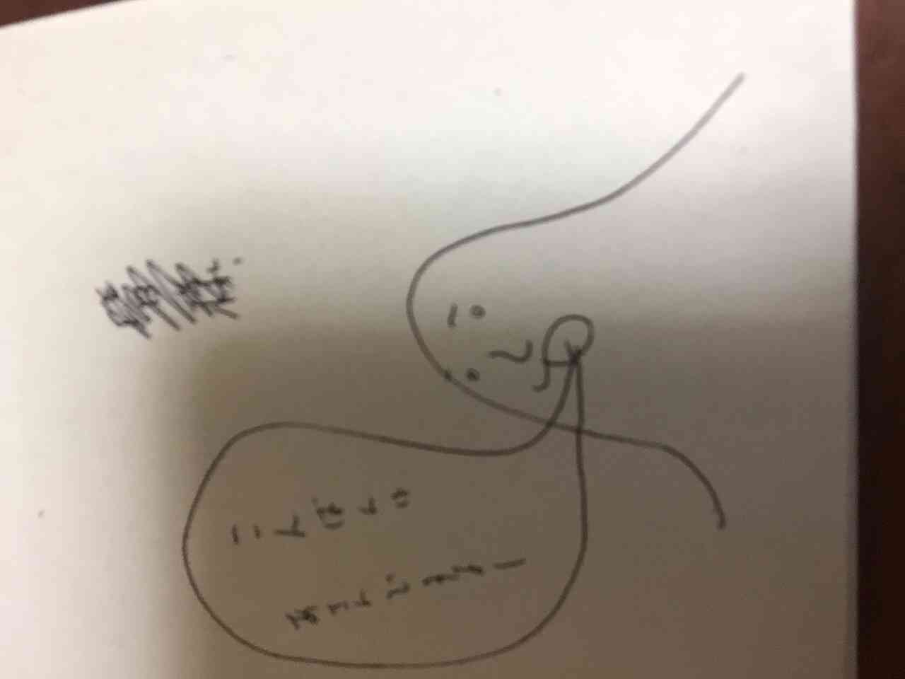 筆談するトピ。