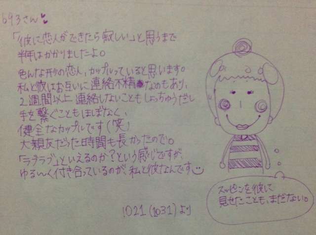 筆談するトピ。