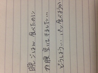 筆談するトピ。