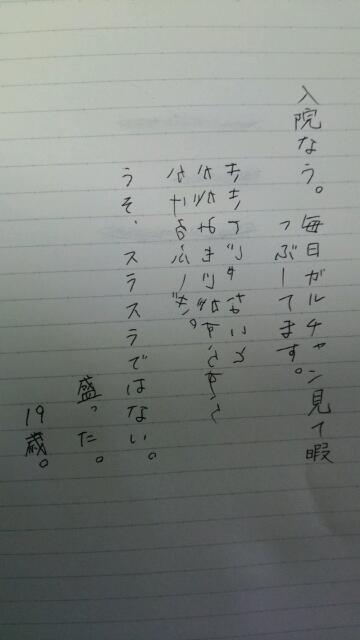 筆談するトピ。