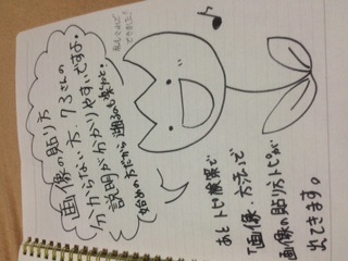 筆談するトピ。