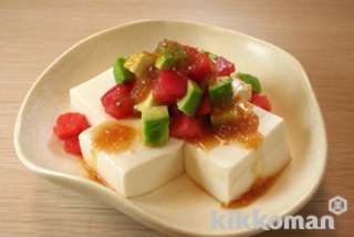 冷奴のメニュー(トッピング)