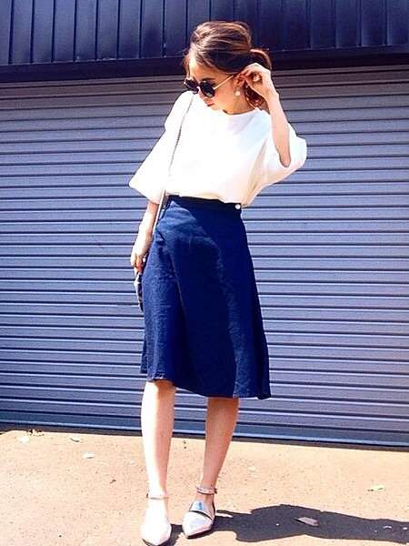 シンプルなファッションが好きな人！