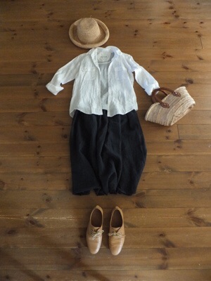 シンプルなファッションが好きな人！