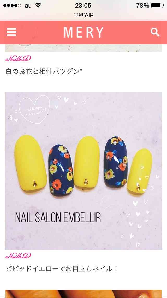 あなたの好きなsummerネイル・ペディの画像貼っていきましょう☆