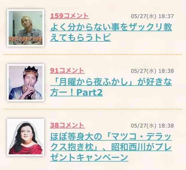 「月曜から夜ふかし」が好きな方ー！Part2