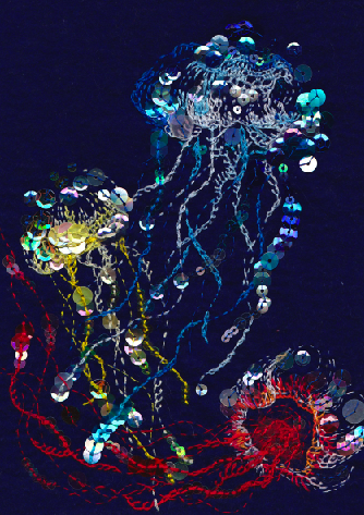 涼しくなるクラゲ画像