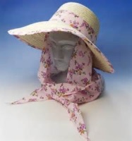 素敵な夏用の帽子