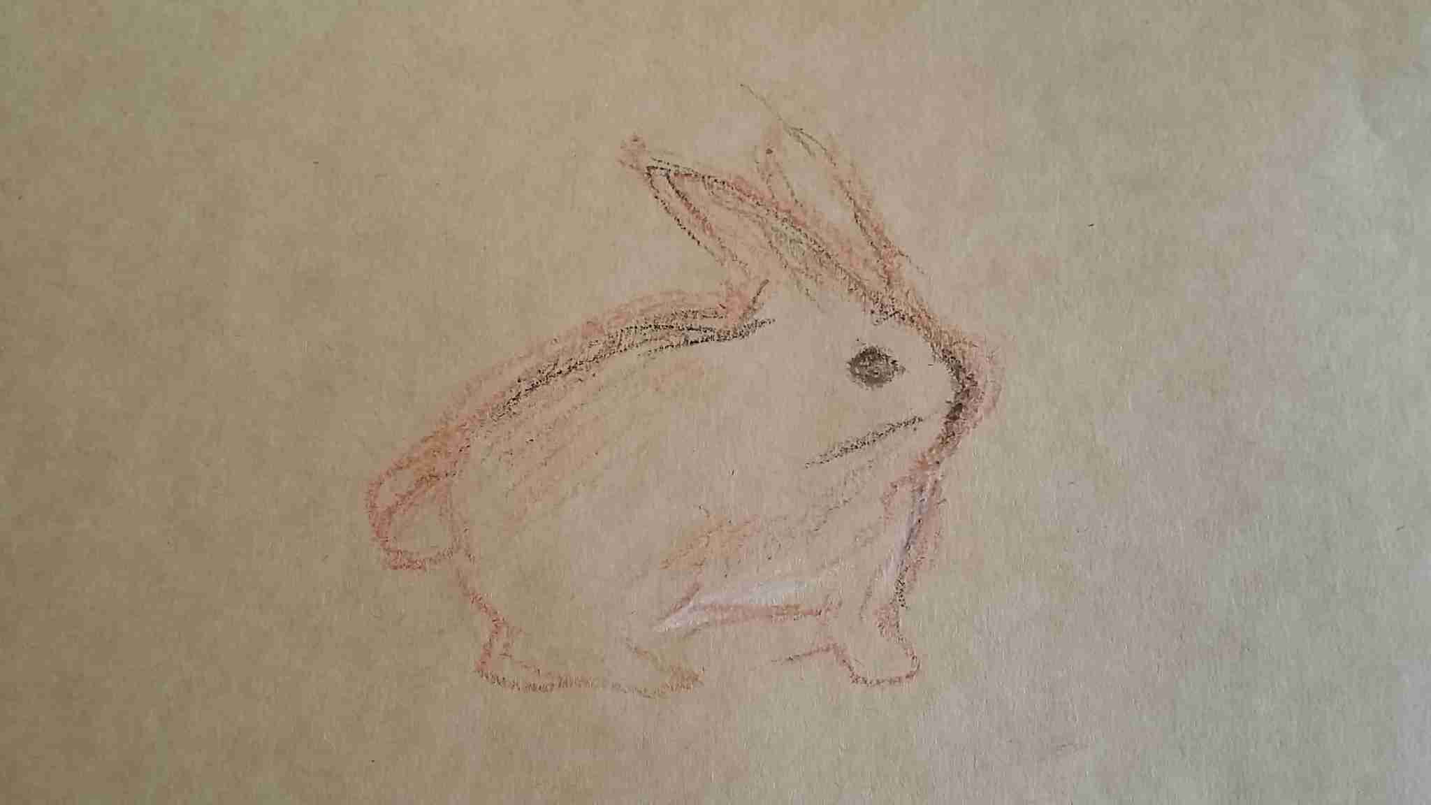 ペットの似顔絵を貼るトピ