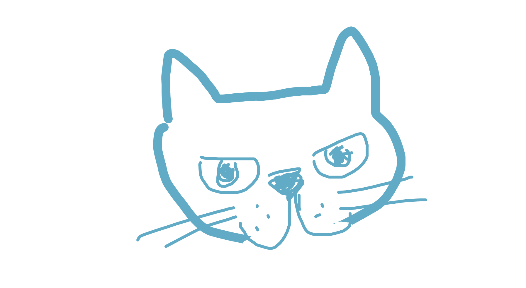 ペットの似顔絵を貼るトピ