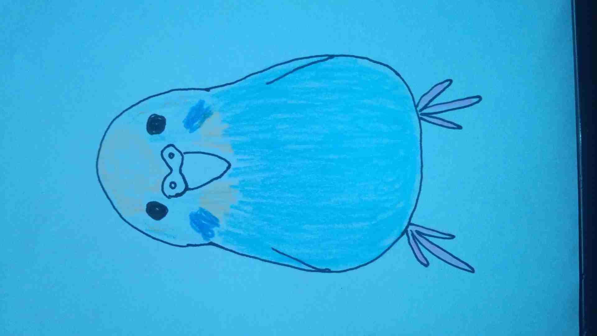 ペットの似顔絵を貼るトピ