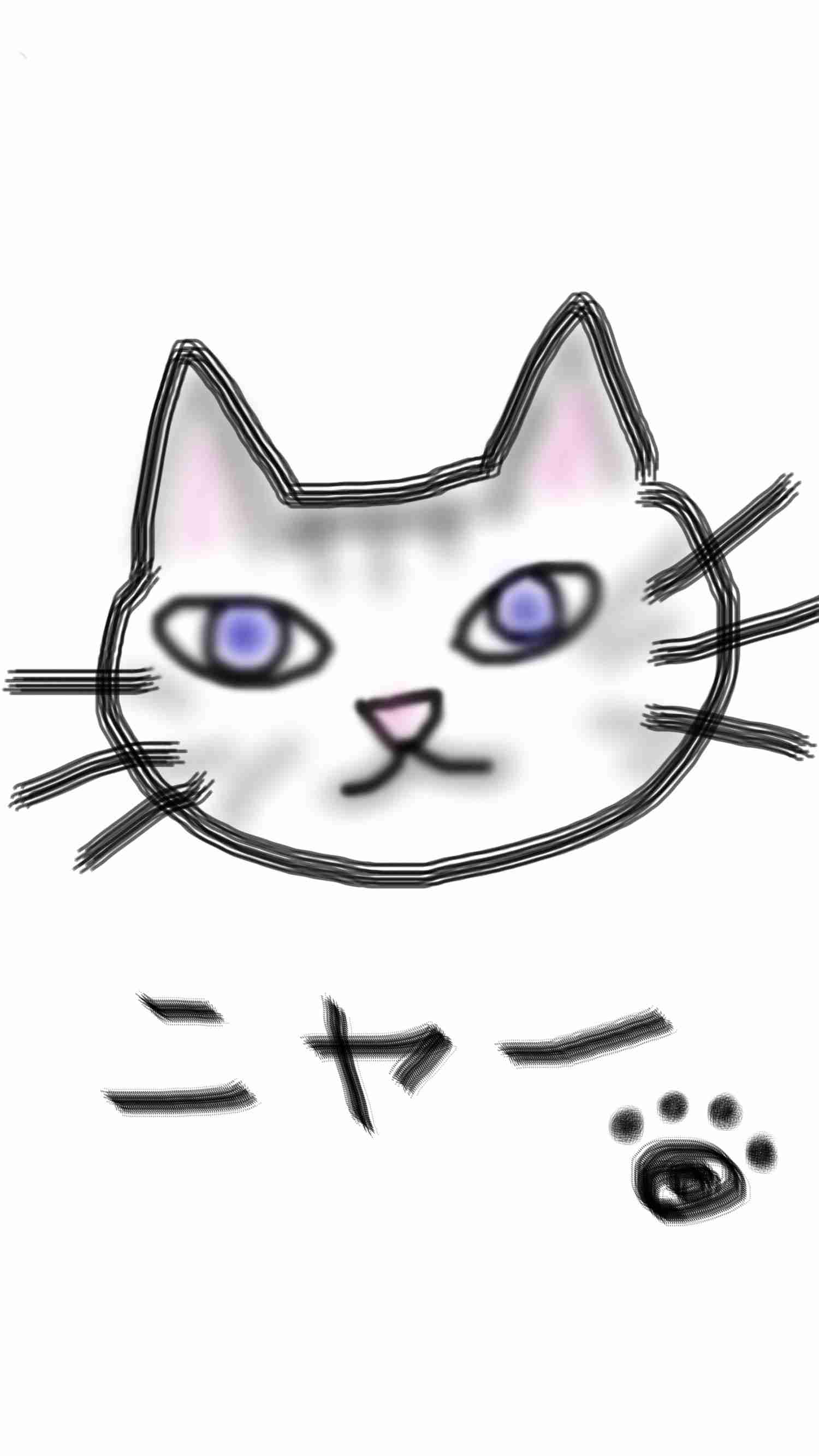 ペットの似顔絵を貼るトピ