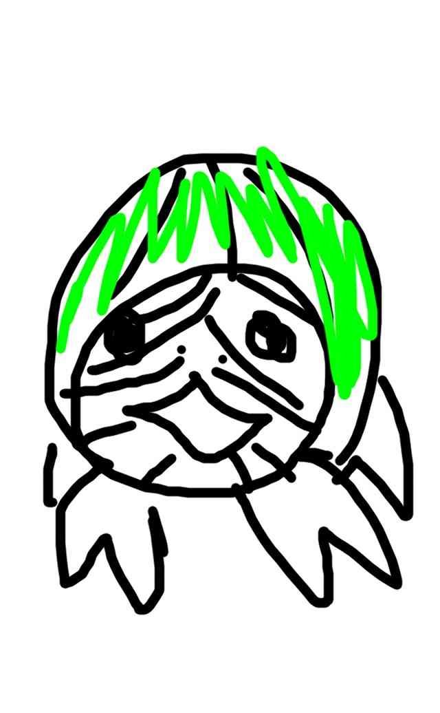 ペットの似顔絵を貼るトピ