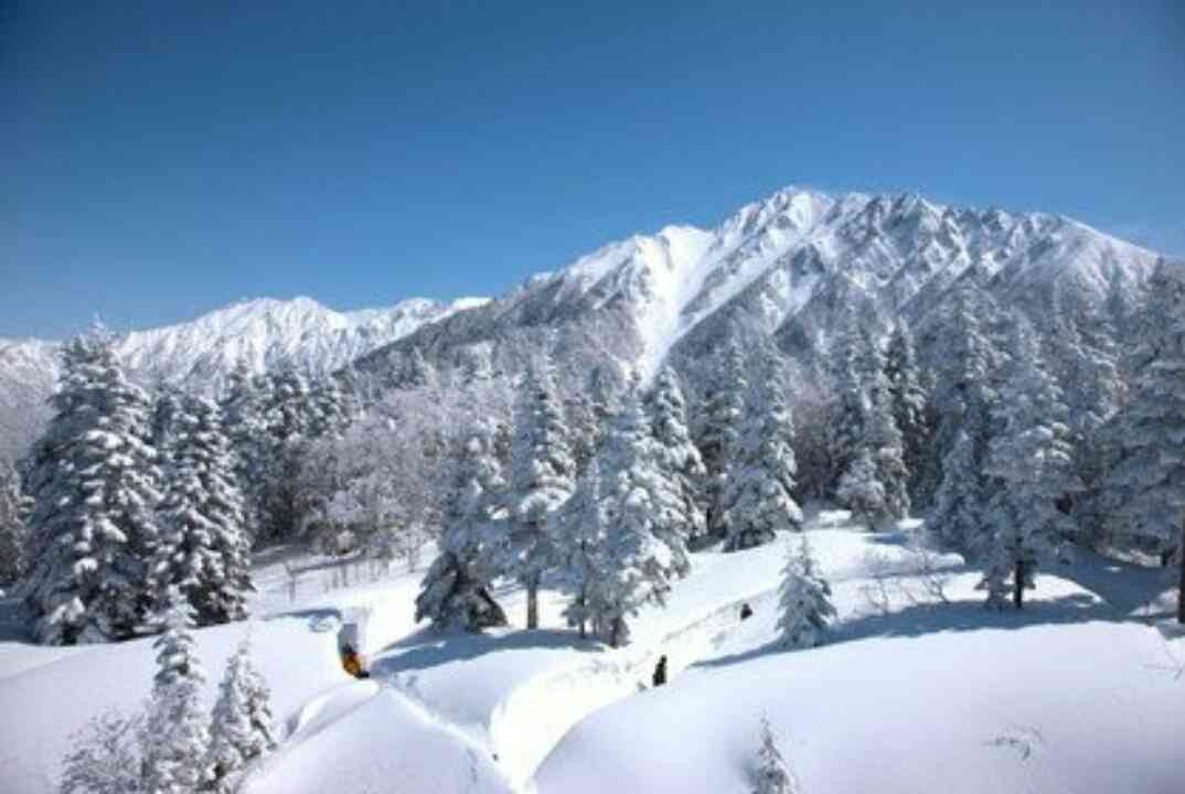 雪景色の写真を見て涼むトピ