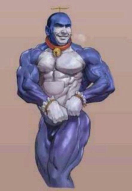 男性の筋肉画像